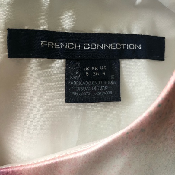 FRENCH CONNECTION Soft Spun Colorful Fit & Flare Dress Size 4 - Picture 9 of 11